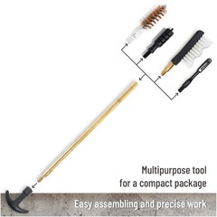 16 Pc Universal Gun Cleaning Kit 9mm .22 .38 .357 .40 .45 Cal Pistol by PH