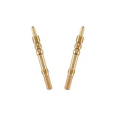 2Pcs/Lots .17 Caliber Solid Brass Spear Pointed Jag Gun Clean Accessories Brass