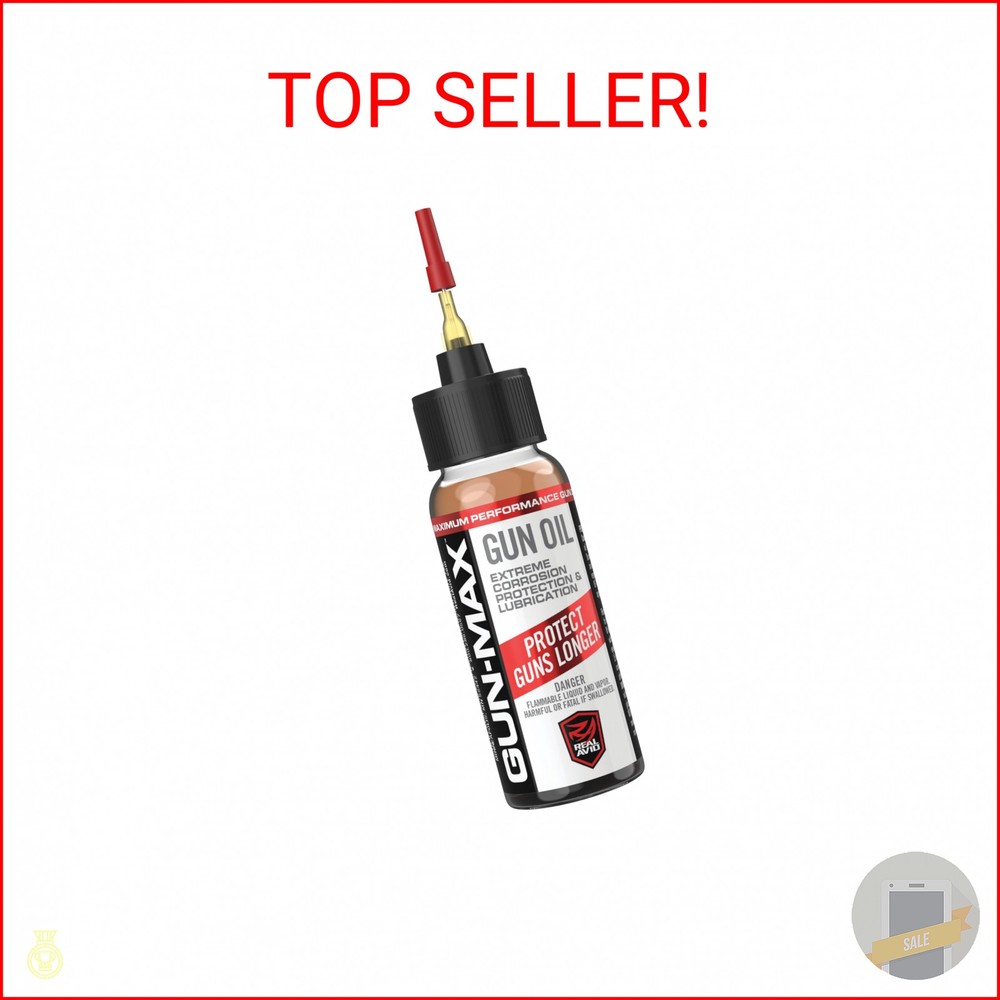 Real Avid Gun-Max Gun Oil 1 Ounce Needle Oiler – Elite Gun Oil and Cleaner Featu