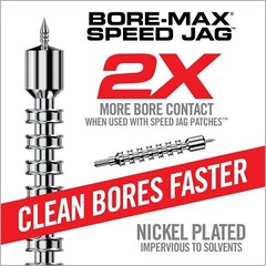 Real Avid Bore-Max Speed Jag and Patches, Bore Cleaning Jag Gun Patch Holder…