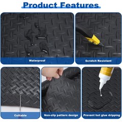 16.5″ x 48″ Anti-Slip Workbench Mat – Durable Crafting & DIY Accessory, Protecti