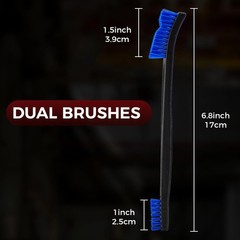 PINGMIC Gun Cleaning Brushes Set – 12 Pack Double-Ended Nylon Brushes with Plast