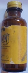 1960’s Hoppes Nitro Powder Solvent #9 Empty Bottle Paper Label