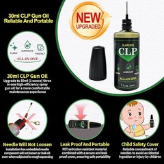 1oz 180mmx110mmx90mm, 1000Patches+ 200Pointed Swabs+ 2 Gun Cloths+ CLP