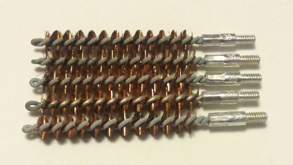 Five Bore Cleaning Brushes for .30 Caliber Guns .308 30-06 Cal 7.62 30-30