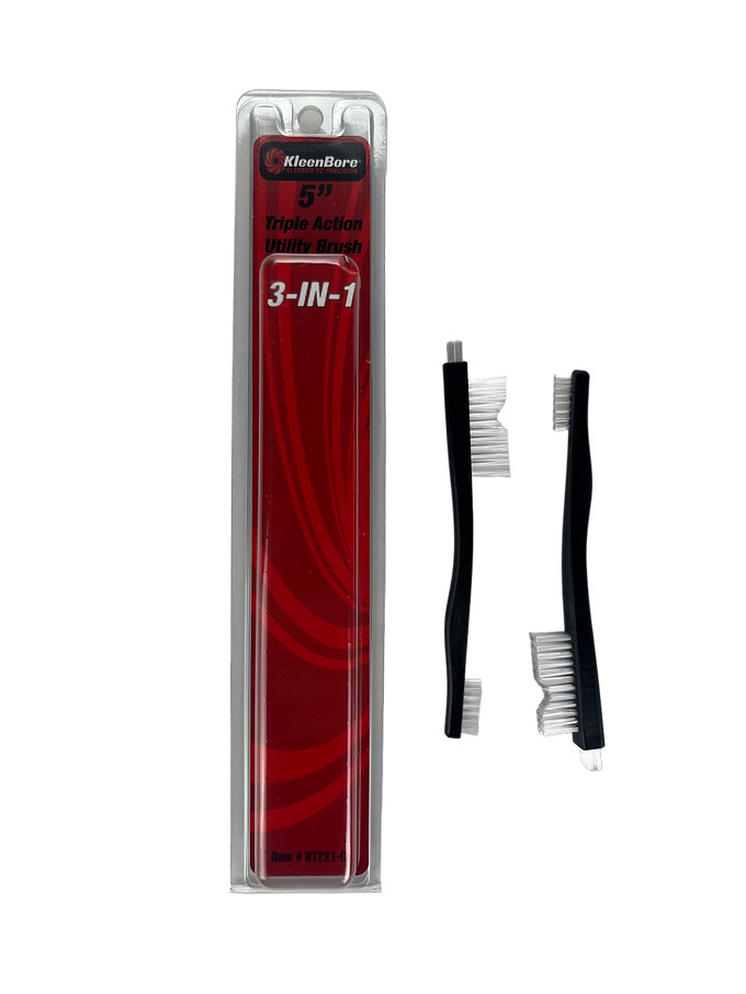 (2 PACK) KleenBore® Triple Action Utility Brush, FREE SHIPPING