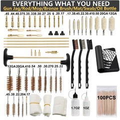 Kit universal para limpieza de pistola para todos los calibres de rifle limpieza