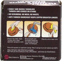 Phosphorus Free Brass & Copper Anti-Tarnish Cream – 4.4 Oz Gold Standard Polish