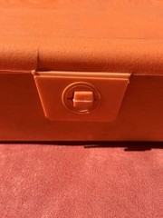 Hoppes 9 Gun Cleaning Kit Vintage With Storage Box Orange ~“