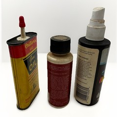 Vintage Outers Gunslick Solvent Bottle And Gun Oil Lot Of 3 T5