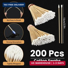 400 Pcs Gun Cleaning Patches + 200 Pcs Gun Cleaning Swabs, Gun Cleaning Supplies
