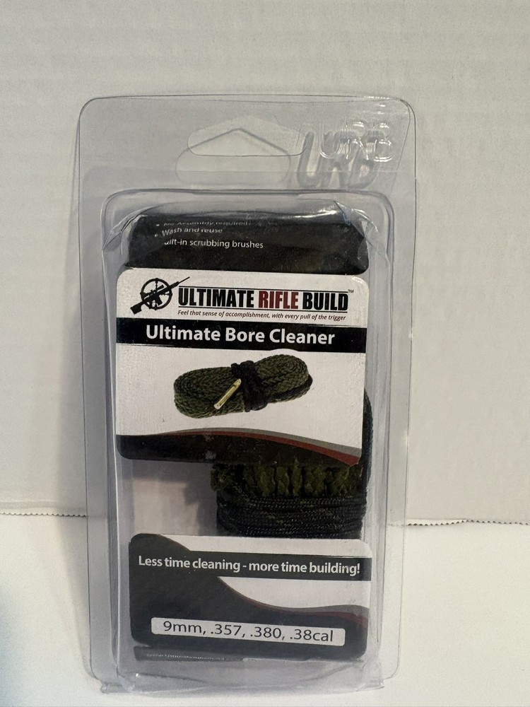 Ultimate Rifle Build Ultimate Bore Cleaner Cleaning Rope 9mm .357/.380/.38Cal