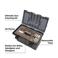 Allen Company Universal Gun Cleaning Kit & Toolbox, 65-Pieces