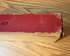 VTG. GUNSLICK SHOTGUN CLEANING KIT #178 & CONTENTS RAMROD, GREESE, PATCHES, LUBE