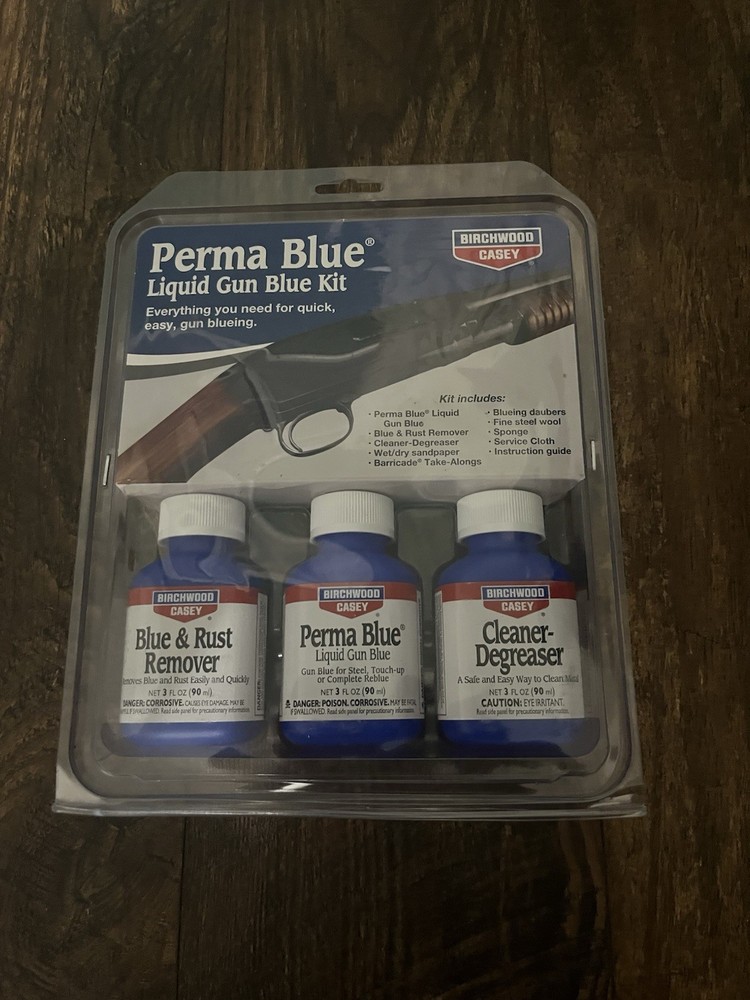 Birchwood Casey Perma Blue Liquid Gun Blue Kit Rust Protection Blueing