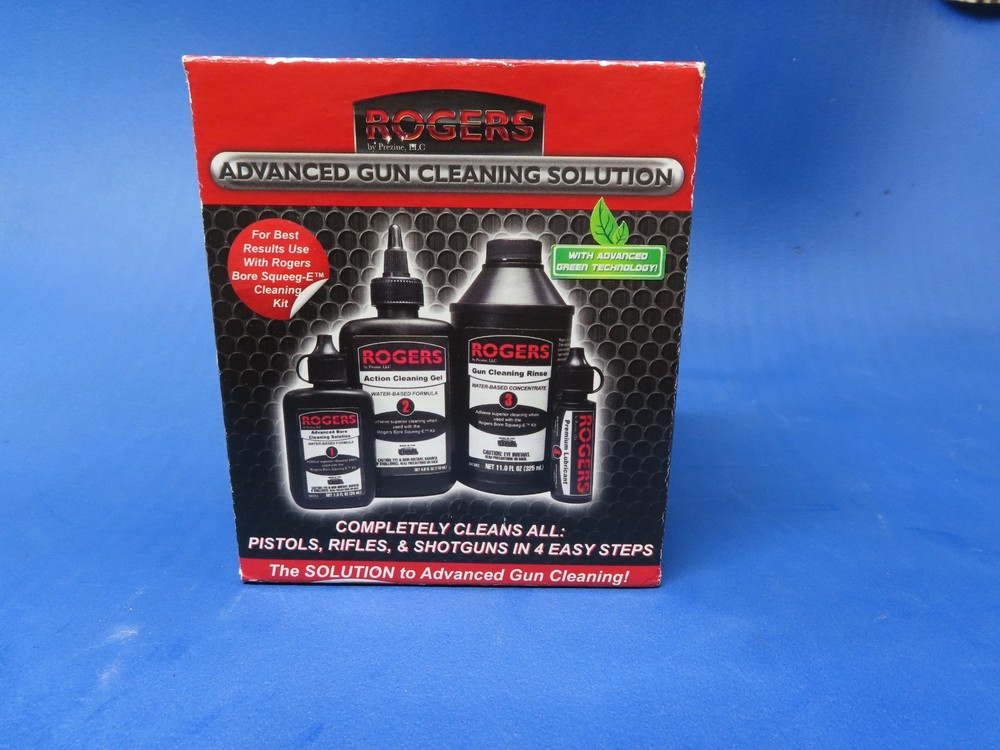 Rogers Advanced Gun Cleaning Solution Kit For Cleaning Any Firearm