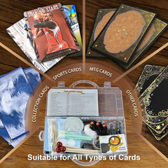 17-in-1 Card Cleaning Kit, Card Care Polishing Restoration with Plastic Case