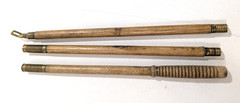 Vintage 3 Piece Brass & Wood Shotgun/Rifle Cleaning Rod/Brass Fitting