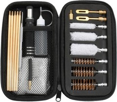 Shotgun Cleaning Kit 12 20 410 Gauge Bronze Brushes Brass Adaptor Cotton Mops