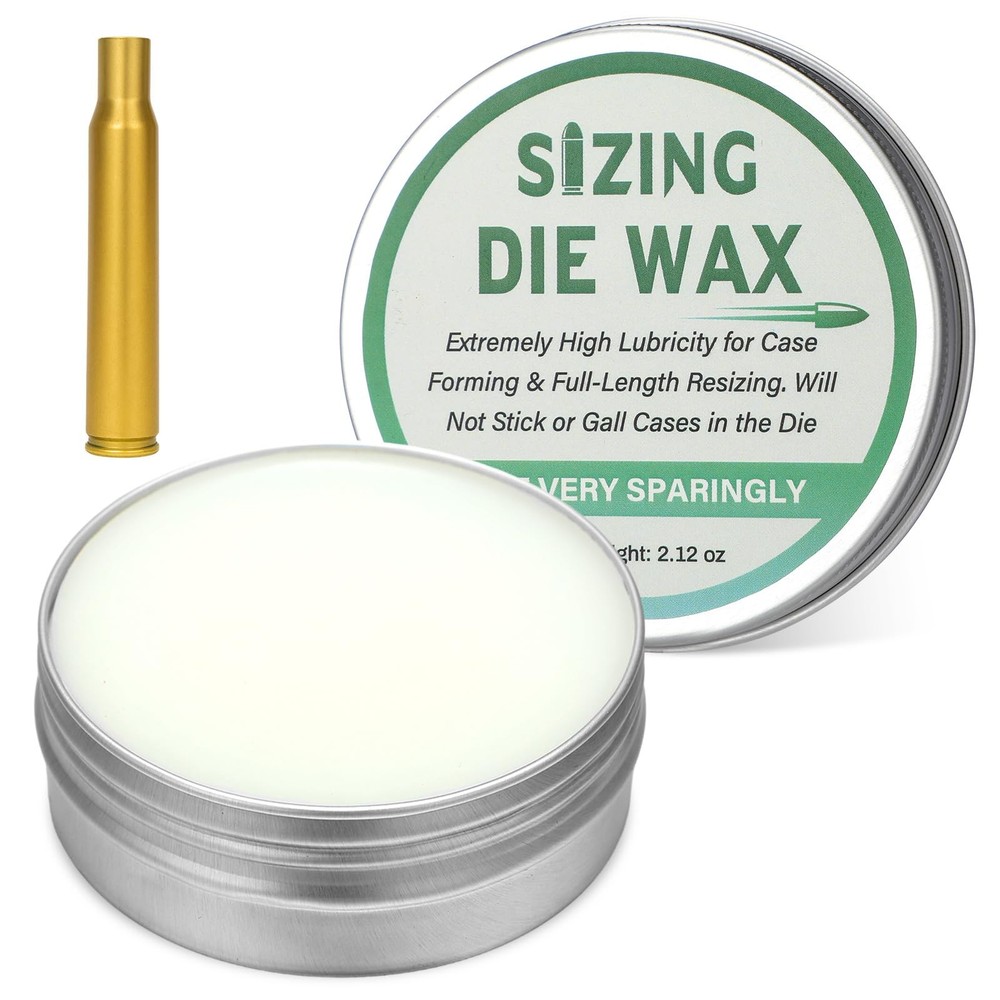 Heigble 1 Pack Sizing Die Wax 2 Ounce Case Lube Wax for Reloading Ease of App…