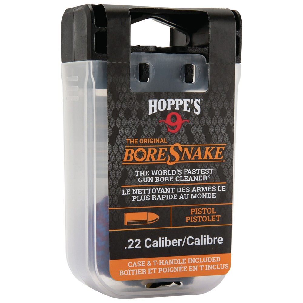 BoreSnake Bore Cleaner 22 Caliber Pistol Cleaning Tool w/Portable Storage Case