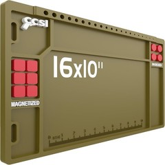 Pistol Gun Cleaning Mat Gun Cleaning Pad W/ Magnetic Organizer Parts Tray