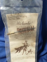 Uncle Mikes Solid Brass .50 Caliber CLEANING JAG & BRUSH #2892-2 BLACK POWDER