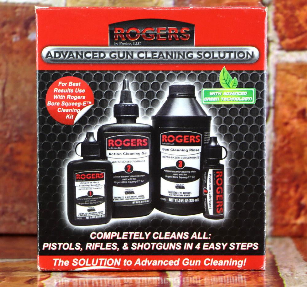 Rogers Advanced Gun Cleaning Solution Kit For Cleaning Any Firearm