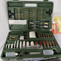 NEW GLORYFIRE Universal Gun Cleaning Kit for All Firearms In Green Case + Extras