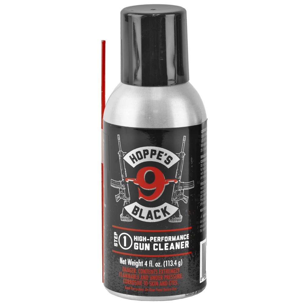 Hoppe’s HBC4A Black Gun Cleaner Removes Oil Grease Dirt 4 oz. Aerosol Can w/