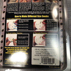 Otis 100% Cotton Gun Cleaning Patches All Caliber 100 Pack Shotgun Pistol NEW