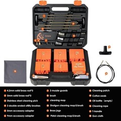 Gun Cleaning Kit Universal Shotgun Handgun Double-Ended Brushes Reinforced Rods