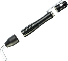 Compact Bore Light with Fiber-Optic Acrylic – Portable, High Beam Flashlight for