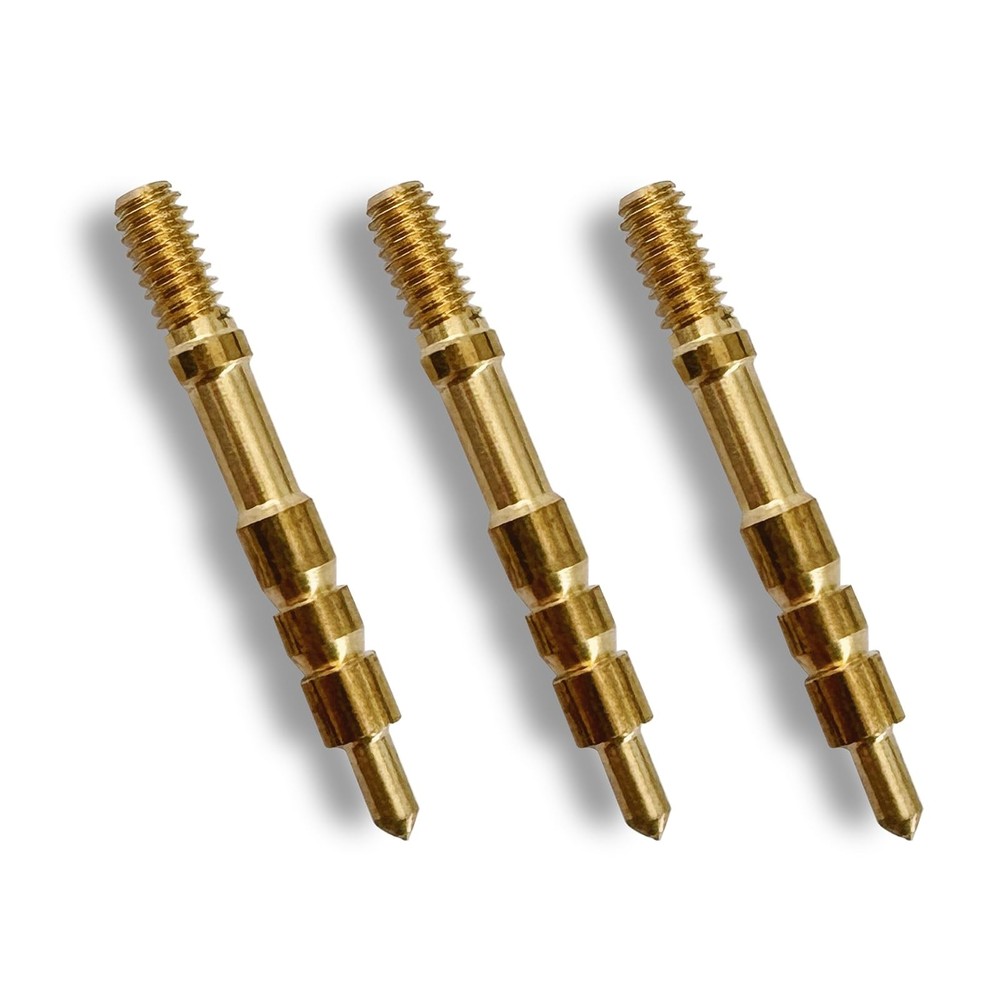 3PCS Gun Jags 17 Caliber Bore Cleaner Pistol Cleaning Kit Solid Brass Slotted…