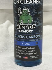 Riptide Armory Advanced Gun Cleaner Attacks Carbon Solvent Liquid Spray 16 Fl Oz
