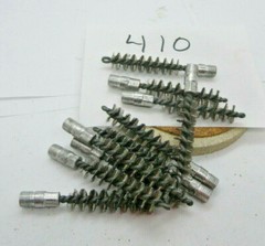 .410 gauge stainless steel brushes, new ten (10) Big End