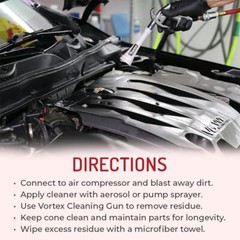 Heavy-Duty Air Cleaning Tool – Fast Dirt Removal for Car Interiors and Exteriors