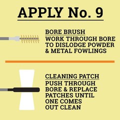 Hoppe’s #9 GUN BORE CLEANER Removes Leading & Metal Fouling from Gun Bores HQ