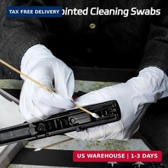 3-in-1 Gun Cleaning Kit in Big Box, Includes Brushes, Lint Free 2″ Patches, High