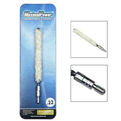MaximalPower 3PK Gun Cleaning Bore Cotton Mop Brush for .22 Cal 8-22 Threaded