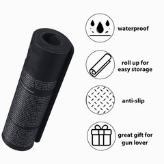 AR15 Gun Cleaning Mat for Rifle Pistol Shotgun, Large Gun Mat 36″x12″