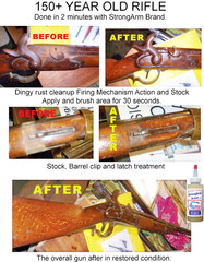 USA Fluid 132N Preservative Restoration Fluid & GUN OIL Penetrating Rust Cleaner