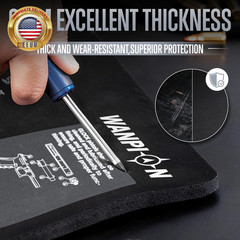 Gun Cleaning Mat 20″×12″ – Thick Protection, Leak-Proof Surface, Non-Slip Oil Re