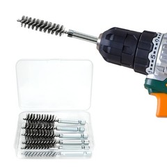 Efficient 6-Piece Brush Set with Twisted Wire Bristles for Ultimate Cleaning