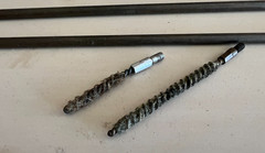 Vtg Jointed Rifle Cleaning Rod No. 9622 .22 & .25 Caliber 36” w Bag