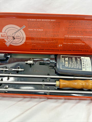 Vintage Marbles Gun cleaning kit, Tin box Original sleeve, Unused Excellent