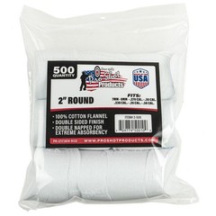 Pro-Shot Gun Cleaning Patches for 9mm, 357, 38, 270, 308 Calibers 500 Count