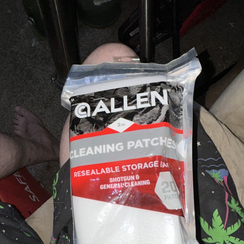 Allen White Cleaning Patches 20 Pack Resealable Bag for General Cleaning