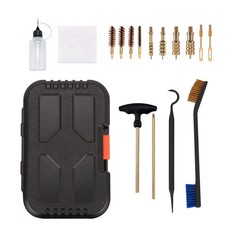 Pistol Cleaning Kit 9mm .357 .22 .45 .40 Caliber – Portable Gun Care Set with Br