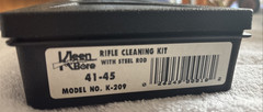 Kleen Bore Rifle Cleaning Kit Model K-209 L@@KS Good 41-45 VERY NICE!